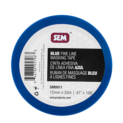 Picture of SEM Products SM0011 SEM BLUE FINE LINE MASKING TAPE .47IN X