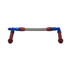 Picture of SPEEDFX 575106 Dual Inlet Fuel Line Kit for Holley Ultra HP Carburetors -6AN to 3/8 NPT