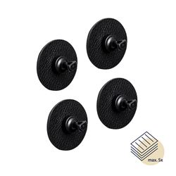 Picture of Silwy Drinkware PI00-14KA-4 Magnetic Pins Flex Black Round 1 Inch