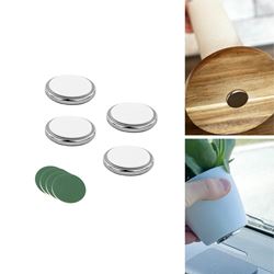 Picture of Silwy Drinkware PM00-14-4 Power Magnets with Adhesive Mounting - 1 Inch Round (4-Pack)