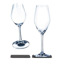 Picture of Silwy Drinkware S020-1302-2 Magnetic Crystal Glass Champagne
