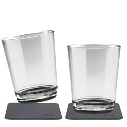 Picture of Silwy Drinkware S025-0507-2 Magnetic Drinking Cups Pearl Gray 8.5oz Set of 2