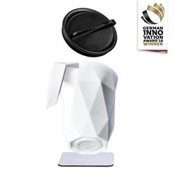 Picture of Silwy Drinkware S030-1401-1 Magnetic Handle Cup To Go White