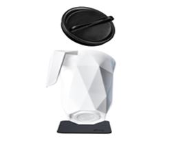 Picture of Silwy Drinkware S030-1402-1 Magnetic Handle Travel Cup To Go Black 12oz