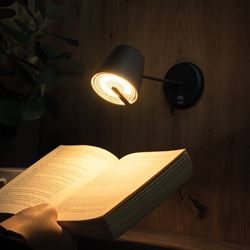 Picture of Silwy Drinkware SYSO-2024-W1 Magnetic LED Light Portofino Black Wall/Table Mount