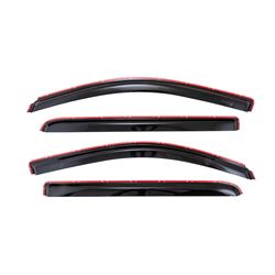 Picture of TrailFX 4536IC In-Channel Window Vents Smoke Acrylic 4-Piece Set