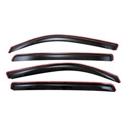 Picture of TrailFX 4818IC In-Channel Window Deflectors Smoke Tint 4-Piece Set