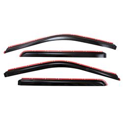 Picture of TrailFX 4975IC In-Channel Window Vent Visors Smoke Acrylic 4-Piece Set