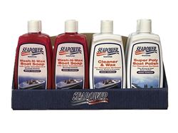 Picture of T.R. Industries SPKIT-16 SeaPower Marine Cleaning Products Counter Display Kit