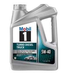 Picture of Mobil 127097 Turbo Diesel Truck 5W-40 Full Synthetic Motor Oil 1 Gallon