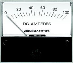 Picture of Blue Sea Systems 8017-BSS  DC Analog Ammeter - 0-100A With Shunt