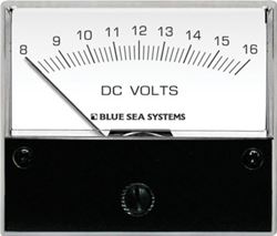 Picture of Blue Sea Systems 8003-BSS  DC Analog Voltmeter - 8-16V DC