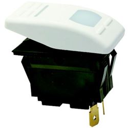 Picture of Seachoice 50-11001 Illuminated Rocker Switch with White LED Indicator