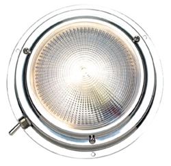 Picture of Seachoice 06631 Polished Stainless Steel Dome Light with Toggle Switch