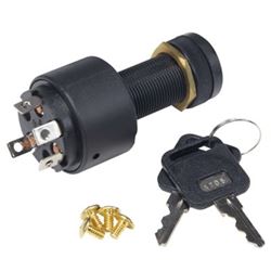 Picture of Seachoice 11801 4 Position Marine Ignition Starter Switch with Keys