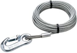 Picture of Seachoice 51171 25' Galvanized Winch Cable with Snap Hook