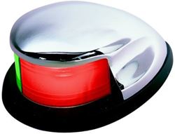 Picture of Seachoice 04921 Zamak Bi-Color Bow Navigation Light Red/Green