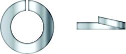 Picture of Seachoice RP-SC1420CH  Chrome Plated SS Flat Washer, 1/4"