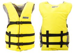 Picture of Seachoice 86543 Adult XL Life Vest Yellow USCG Approved Type III PFD