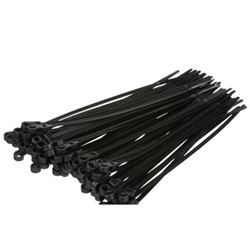 Picture of Seachoice 14171 UV Black Cable Ties 8 Inch Mounting Design 50 lb 100 Pack