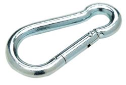 Picture of Seachoice 36831 Safety Spring Hook Zinc Plated 3/8" x 4"