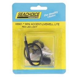 Picture of Seachoice 50-05501 Mini LED Accent Livewell Light Red Waterproof IP68