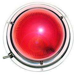 Picture of Seachoice 06641 Polished Stainless Steel Dual Mode Dome Light White/Red 15W 12V