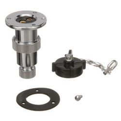 Picture of Seachoice 50-10161 Seachoice Waterproof Boat Deck Connector, 2 Prong Plug, 3 Amps at 12V