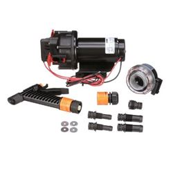 Picture of Seachoice 10-13399-03SC Seachoice Wash Down System Pump, 3.5 GPM Max @ 41 PSI, 12V DC, Includes Spray Nozzle and Inlet Strainer