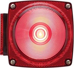 Picture of Seachoice STL009RSCH Marine Trailer Combination Tail Light Driver Side with License Plate Illuminator