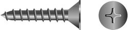 Picture of Seachoice SC6296 Phillips Tapping Screws - Flat Head, #12 x 5/8"