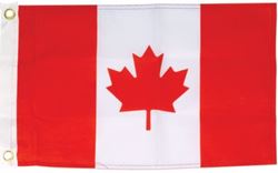 Picture of Seachoice 78221 12" x 18" Nylon Canada Flag with Brass Grommets