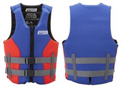 Picture of Seachoice 99502 Dual Sized Evoprene Life Vest 2XL/3XL Blue/Red USCG Approved