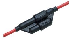 Picture of Seachoice 12721 Waterproof In-Line Fuse Holder with Spare Compartment 30 Amp