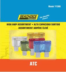 Picture of Seachoice SC11386 Seachoice High Amp ATC Glass Fuse Assortment, 5ea