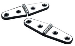 Picture of Seachoice 33851  Stainless Steel Strap Hinges With Base 4" x 1-1/16" (1 Pair Per Pack)