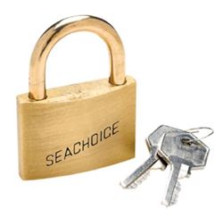 Picture of Seachoice 37311 1-1/2" Keyed-Alike Solid Brass Padlocks 3-Pack