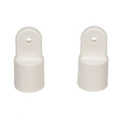 Picture of Seachoice 50-76101 Plastic External Eye Ends for Canopy Top, White, 7/8" OD, Pack of 2