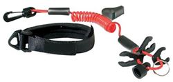 Picture of Seachoice 11721 Ultimate Lanyard Red/Black 4-Key PWC Safety Kill Switch
