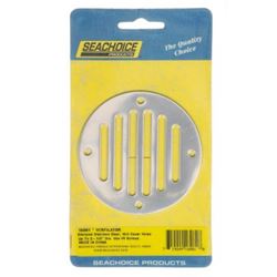 Picture of Seachoice 16081 Seachoice Round Ventilator Cover, 3-1/4 In. Diameter, Will Cover Holes Up to 2-1/2 In., Stamped Stainless Steel