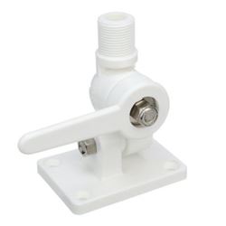 Picture of Seachoice 19501 4-Way Nylon Antenna Ratchet Mount Kit White