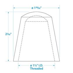 Picture of Seachoice 08521 Replacement Globe for All-Round Stern Light Anti-Glare