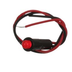 Picture of Seachoice 09851 Seachoice LED Red Indicator Light, 14V, 6 in. Lead Wires, 1/4 in. Light