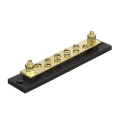 Picture of Seachoice 13631 10-Gang Terminal Block with Brass Bus Bar