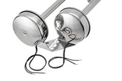 Picture of Seachoice HYF-305LT-24V Dual Trumpet Electric Horn 123dB Stainless Steel 24V