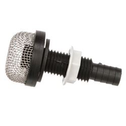 Picture of Seachoice 18191 Thru-Hull Strainer Mount with Aerator Screen for 3/4 Inch Hose