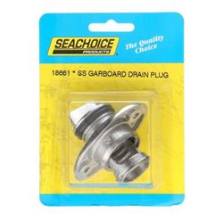 Picture of Seachoice 50-18661 Stainless Steel Garboard Drain Plug with Retention System
