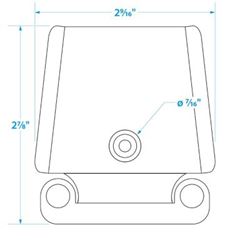 Picture of Seachoice 76921 Igloo Cooler Replacement Latch Set Plastic