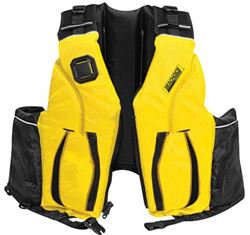 Picture of Seachoice 9007S/M-YEL/BLK-85973 Adult Canoe Kayak Life Jacket PFD Yellow Black S/M