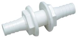 Picture of Seachoice 18201 Seachoice Double-Ended 3/4" x 3/4" Thru Hull Connector For Hose